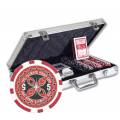 Mallette de 300 jetons de poker ULTIMATE POKER CHIPS – en ABS