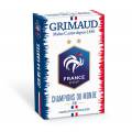 FFF - Campeón del mundo - las cartas del Equipo de Francia de Fútbol - Grimaud - juego de 54 cartas de cartón plastificado.