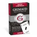 Grimaud Expert Bridge Symmetrical - set of 54 laminated cardboard plastic-coated cards - 4 colors - 4 standard indexes.