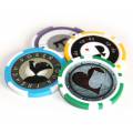 Pokerchip 8 CUSTOM SPOT mit Aufklebern - Durchmesser 40 mm