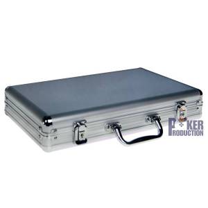 Mallette de 100 jetons de poker "YING YANG" – en plastique ABS, insert métallique – livré avec 2 jeux de cartes et accessoires