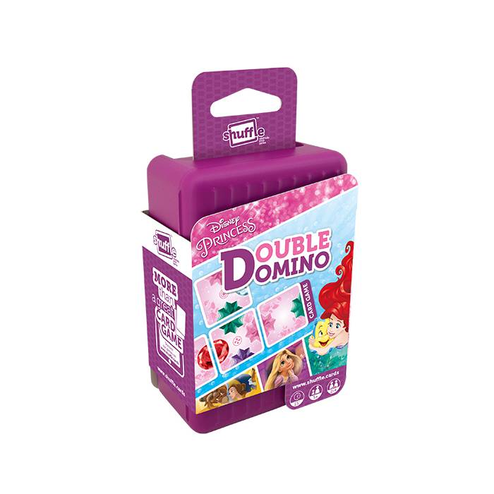 "SHUFFLE DISNEY PRINCESS - DOUBLE DOMINO" - Gioco di 55 carte