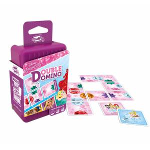 "SHUFFLE DISNEY PRINCESS - DOUBLE DOMINO" - 55-korts spel"SHUFFLE DISNEY PRINCESS - DOUBLE DOMINO" - Dubbelsidigt dominospel m