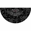 "Black Jack" green mat - 140 x 70 cm - neoprene jersey - Half-moon.