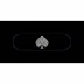 Poker Mat "TYPO SPADE" - rectangular - 3 sizes available - 0/8/10 seats - neoprene jersey fabric.