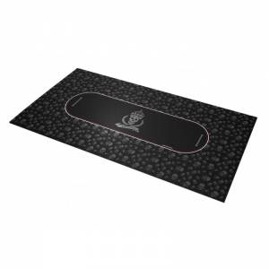 Tapete de Poker "AGRESSIVE POKER" - rectangular - 3 tamaños - 0/8/10 plazas - jersey de neopreno