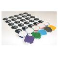 Poker chip 8 CUSTOM SPOTs with stickers - 40mm in diameter.