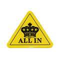 Triangle All in "CROWN XL" - en plexiglass - 10 x 11 x 1 cm