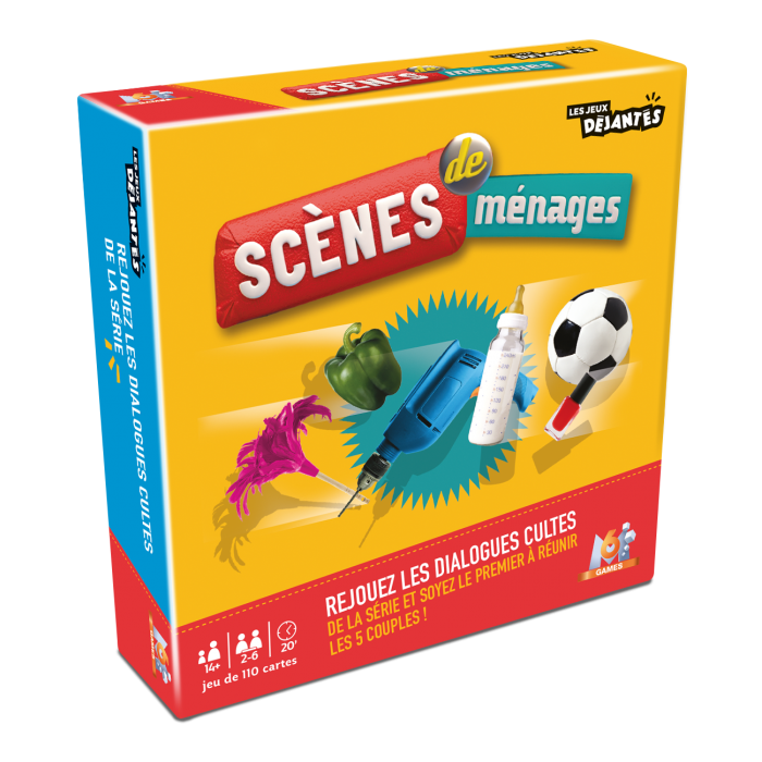 "SCÈNES DE MÉNAGES" - Jeu de 55 cartes - Les Jeux Déjantés