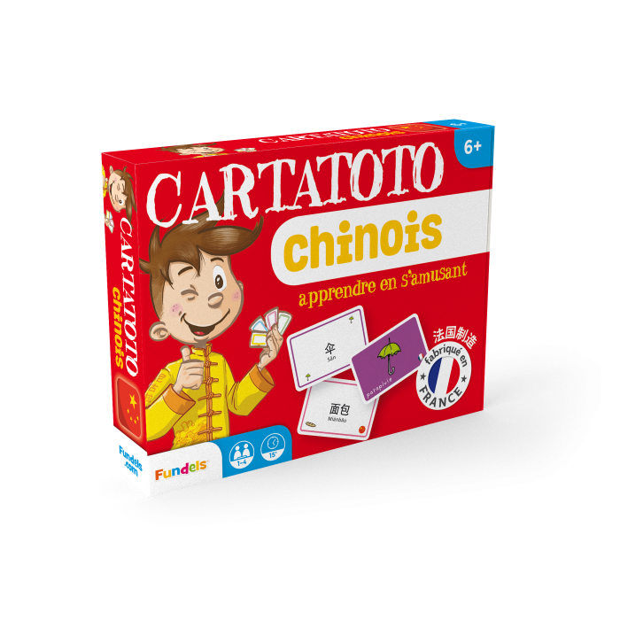 "CARTATOTO CHINO" - juego de 110 cartas de cartón plastificado.