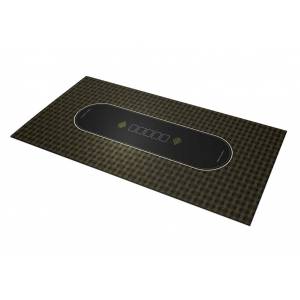 Poker Mat "AZERIA GOLD" - rectangular shape - 3 sizes - 0/8/10 players - neoprene jersey material.