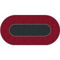 "VICTORIAN" Poker Mat - oval - 3 sizes - 0/8/10 players - neoprene jersey