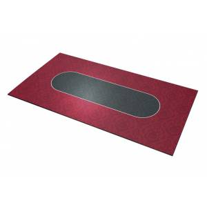 "VICTORIAN" Poker Mat - rectangular - 3 sizes - 0/8/10 players - neoprene jersey