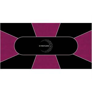 Tapis de Poker "Luna Pure Player" - rectangulaire - 8 places - 180 x 90 cm - jersey néoprène