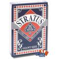 Stratus Grand format - Jeu de 52 cartes cartonnées plastifiées – 4 index standards