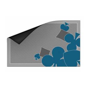 Tapis de belote "ORNAMENT CARD" - jersey néoprène - 60 x 40 cm - rectangulaire
