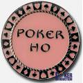 Card-Guard POKER HO - en laiton – 2 faces différentes – 50mm de diamètre