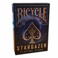 Bicycle "STARGAZER" - Mazzo di 56 carte rivestite in tela plastificata - formato poker - 2 indici standard