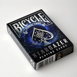 Bicycle "STARGAZER" - Mazzo di 56 carte rivestite in tela plastificata - formato poker - 2 indici standard