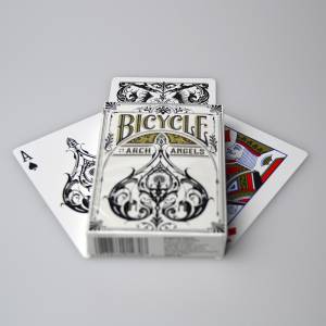 Bicycle "ARCHANGELS" - 54 plastic-coated canvas playing cards - poker size - 2 standard indexes.