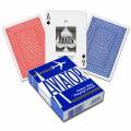 AVIATOR "POKER 914" Blauw - Set van 54 kartonnen plastic gecoate kaarten - pokerformaat - 2 standaardindexen