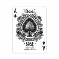 Bee "N°92" ROUGE - Deck of 54 laminated canvas-plastic cards - poker size - 2 standard indices - USPC