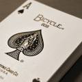 Duo pack Bicycle "RIDER BACK" Standard - 2 sets of 56 plastic-coated linen finish cards - poker size - 2 standard indexes