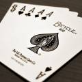 Duo Pack Rider Back – Bicycle – 2 jeux de 54 cartes toilées plastifiées – format poker – 2 index jumbo