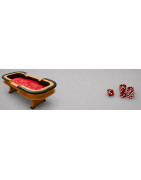 Alfombrilla de borde para mesa de craps